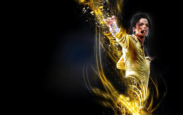 Michael Jackson Abstract Lighting Photograph Print 100% Australian Made