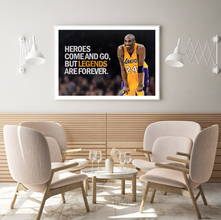 Kobe Bryant Quote Photograph Home Decor Premium Quality Poster ...