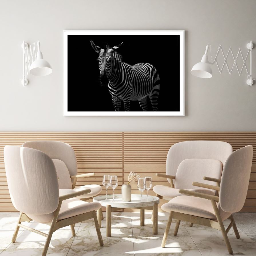 Zebra Photograph Home Decor Premium Quality Poster Print Choose Your Sizes